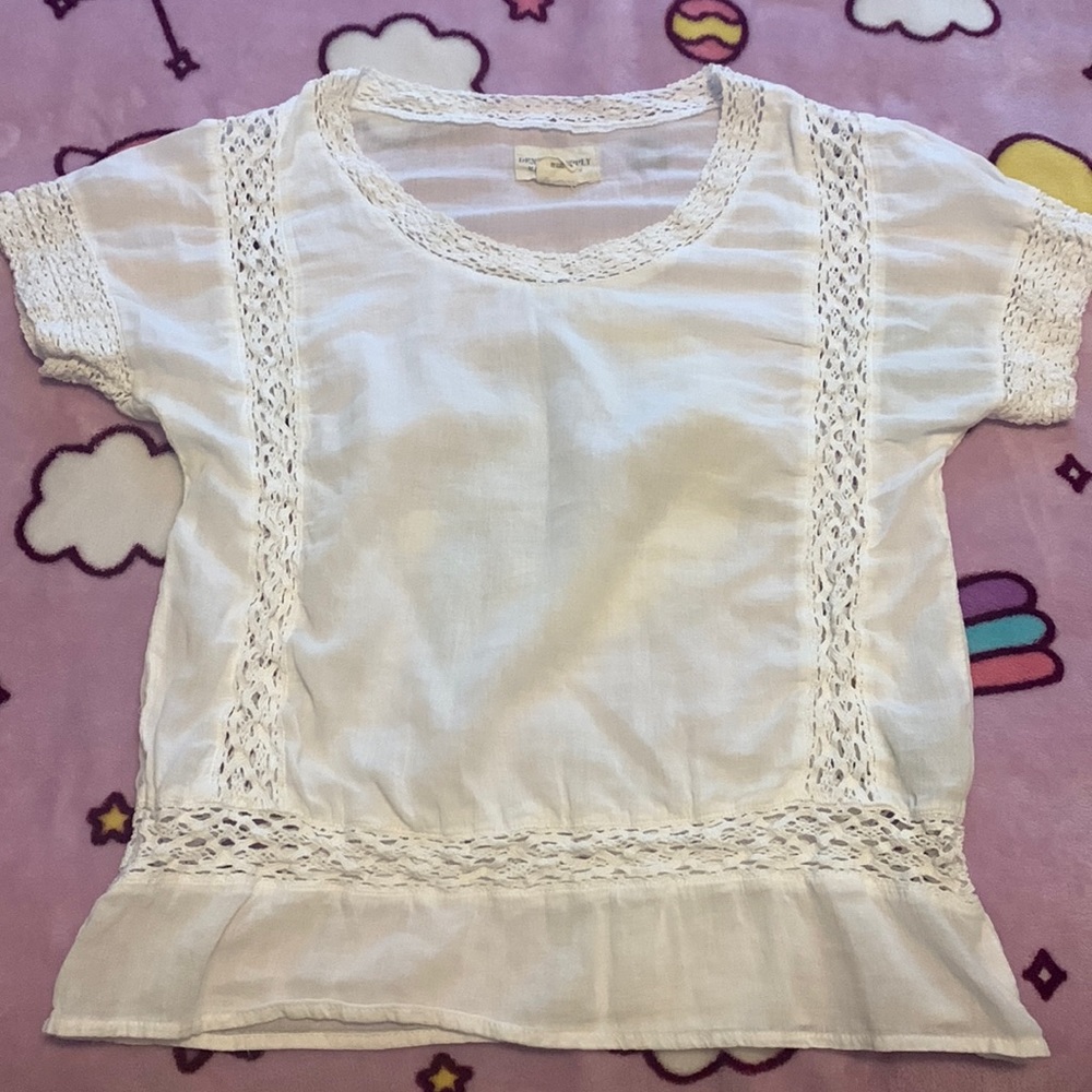 Off white Top